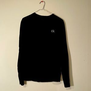 Black Calvin Klein Long-Sleeve T-Shirt